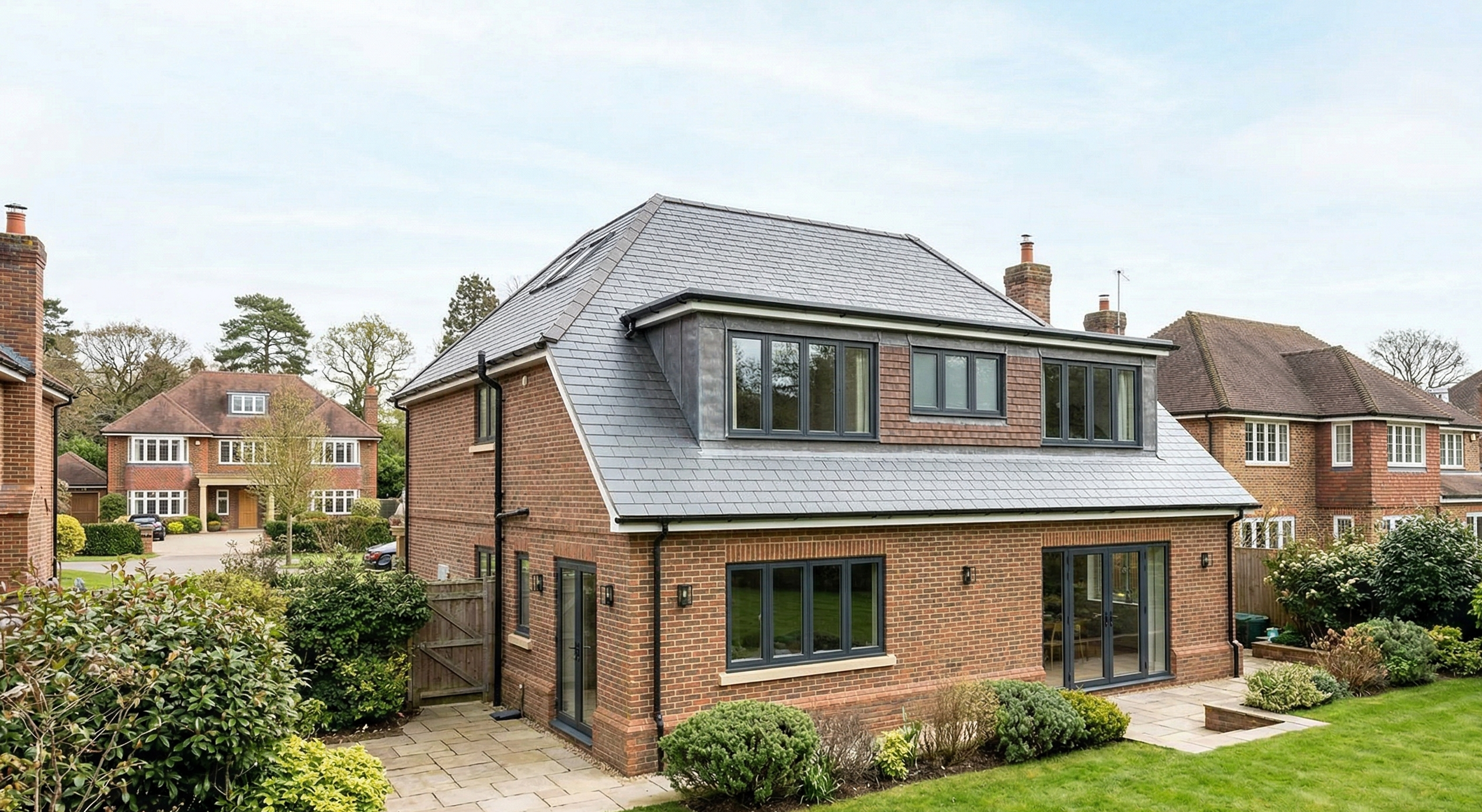 Loft conversion project in Cobham with dormer and ensuite